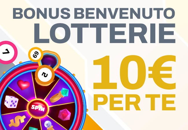 Bonus benvenuto Lotterie